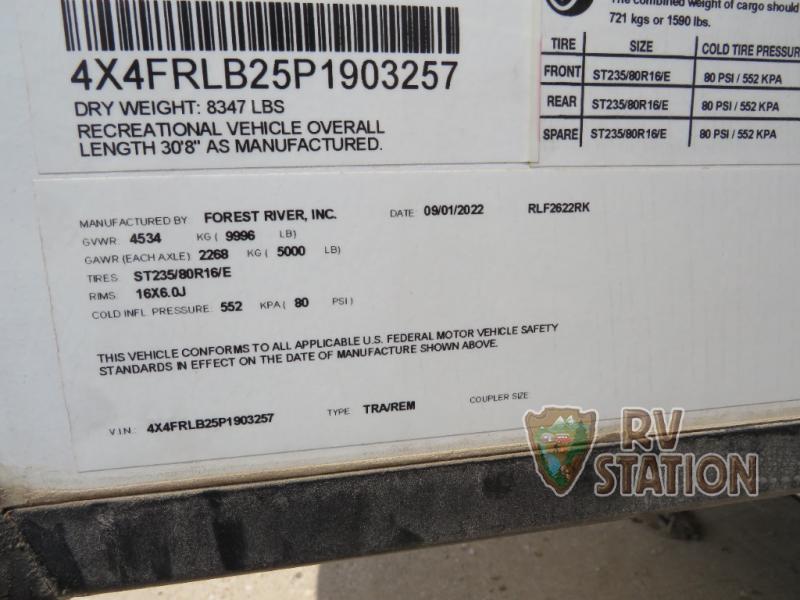 New 2023 Forest River RV Rockwood Signature 2622RK Fifth Wheel at