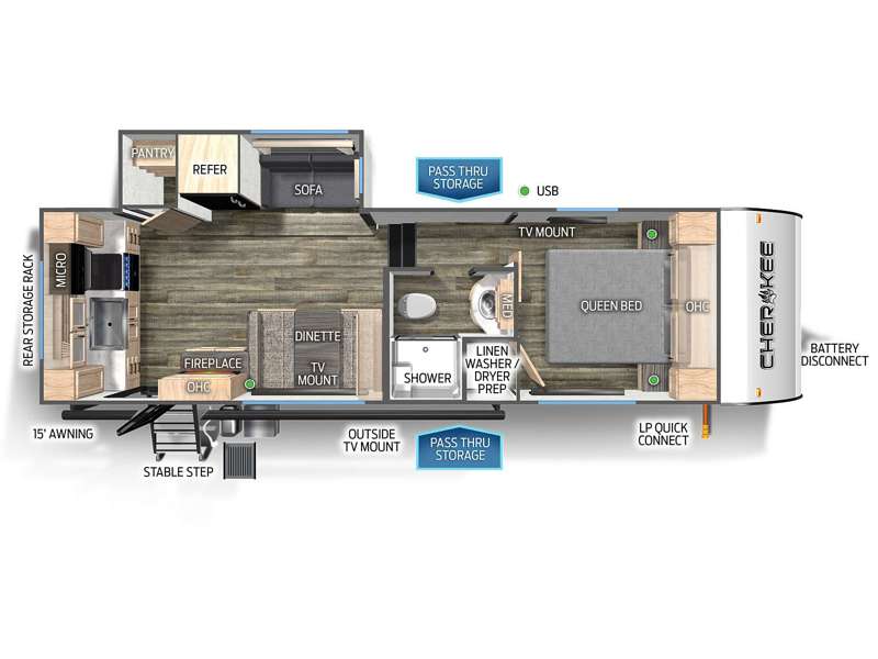 New 2023 Forest River RV Cherokee Black Label 235MBBL Fifth New 2023 Forest River RV Cherokee Black Label 235MBBL Fifth