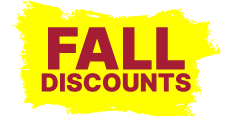 Fall discounts