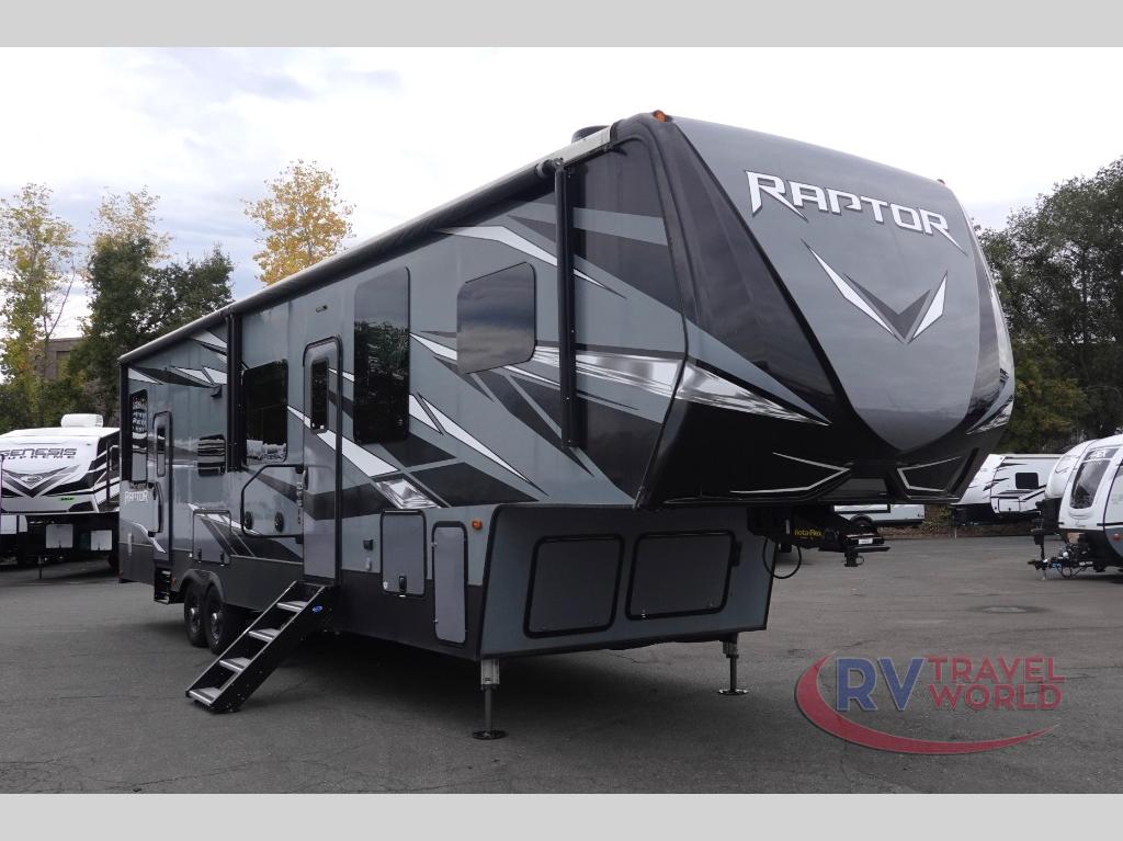 Used 2020 Keystone RV Raptor 351 Toy Hauler Fifth Wheel at RV Travel ...