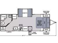 Apex Nano 201RBS Floorplan Image