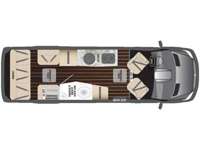 AIRSTREAM INTERSTATE 3500 LOUNGE Floorplan Image