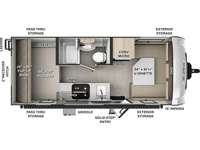 Flagstaff E-Pro 19DBH Floorplan Image