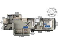 Flagstaff Classic 378BH Floorplan Image