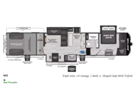 Raptor 441 Floorplan Image