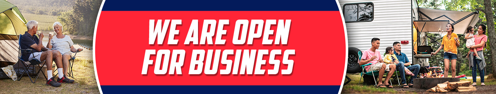 We're Open for Business