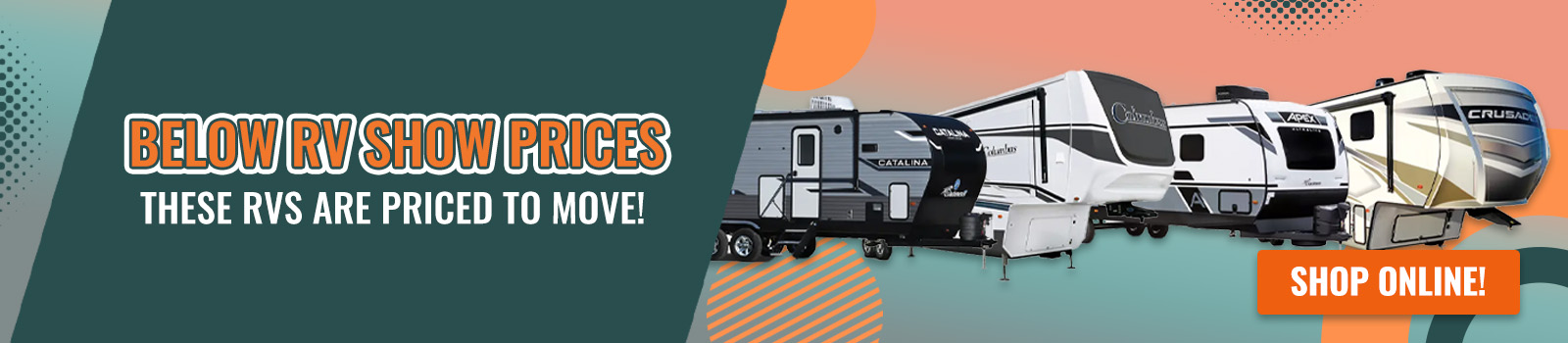 RV Show Pricing Banner