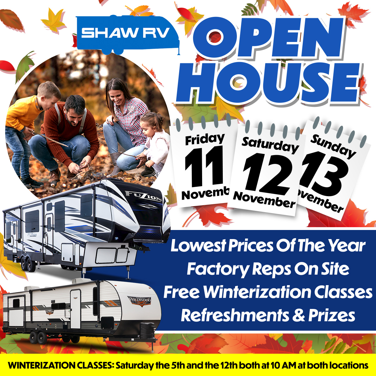 Shaw RV Open House