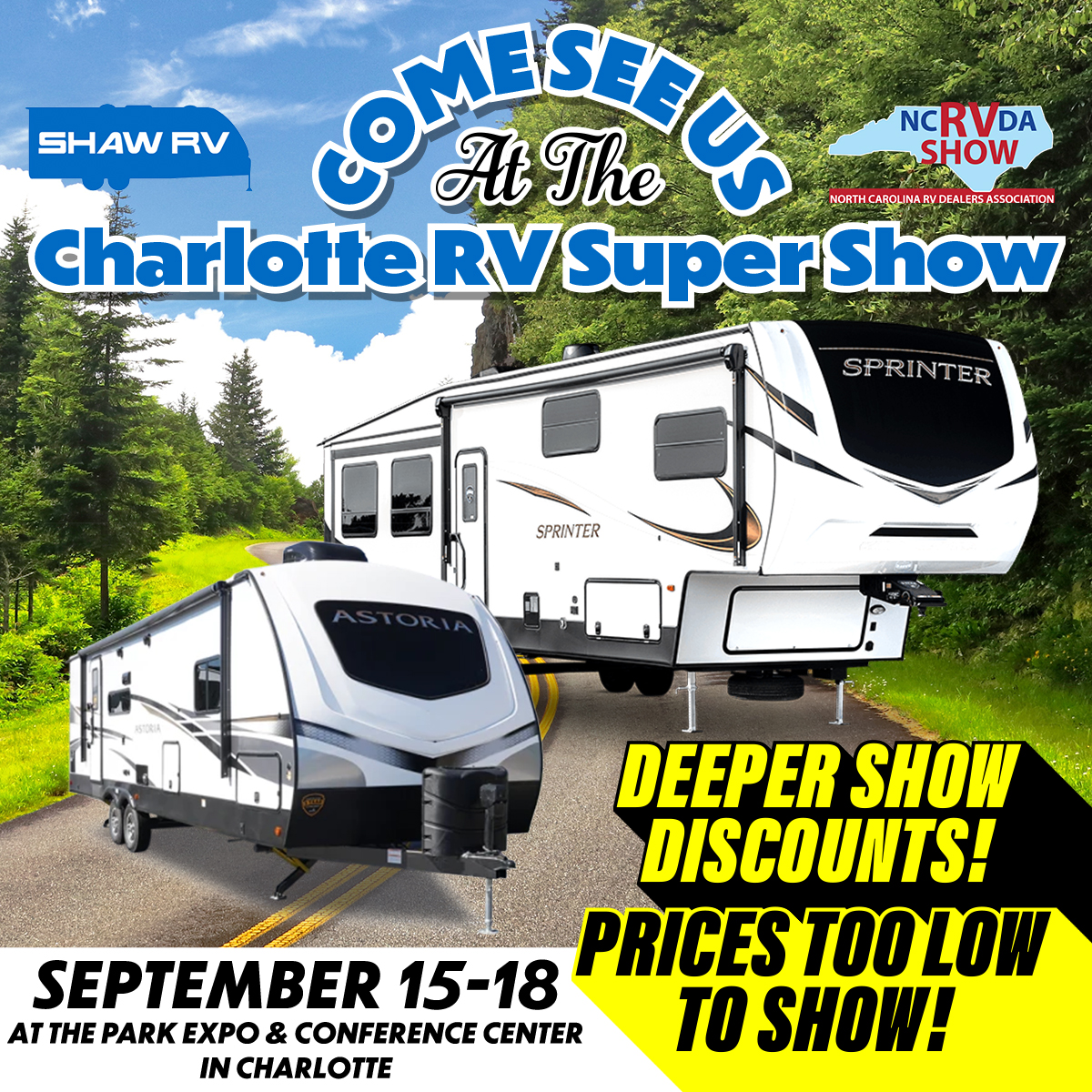 Charlotte RV Super Show Shaw RV