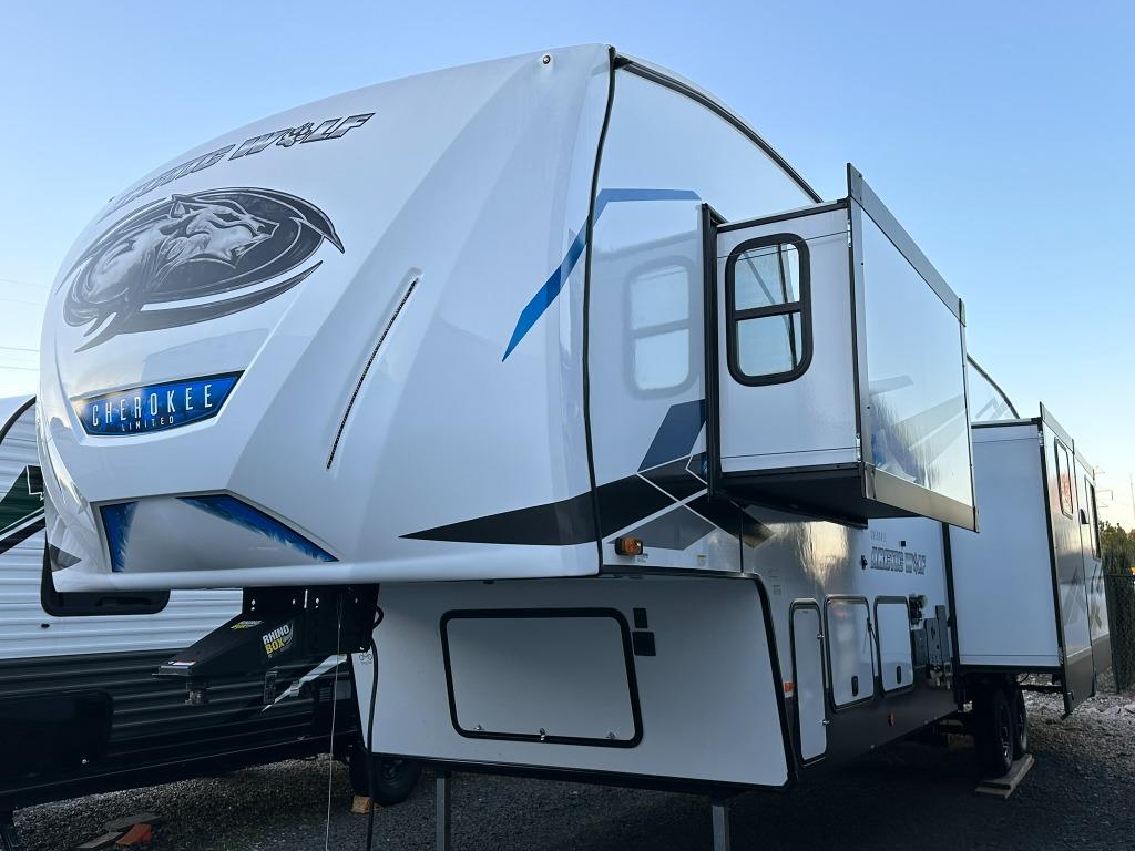 New 2024 Forest River RV Cherokee Arctic Wolf Suite 3660 Fifth Wheel at