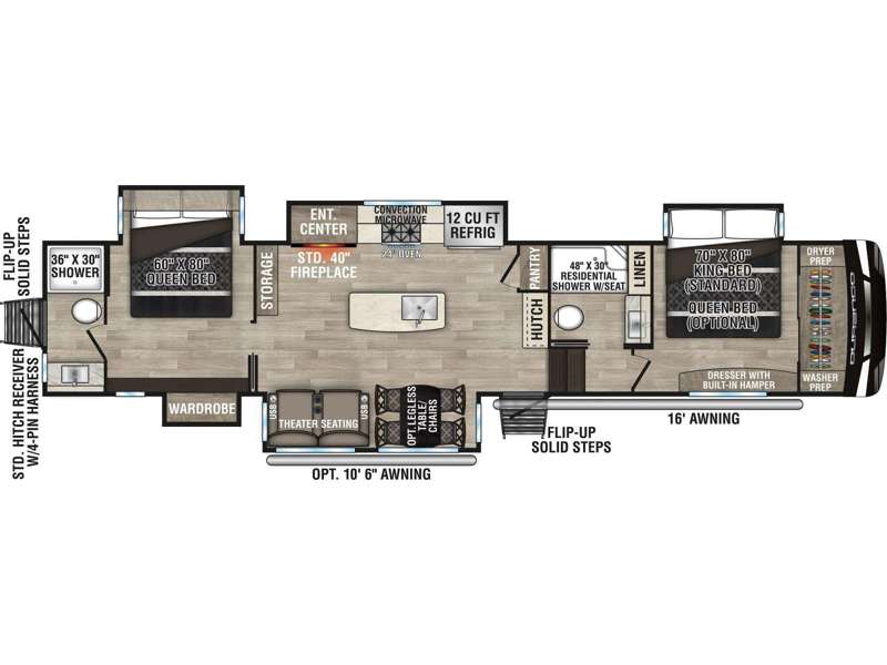 New 2023 KZ Durango D349DBF Fifth Wheel at Shaw RV Youngsville, NC