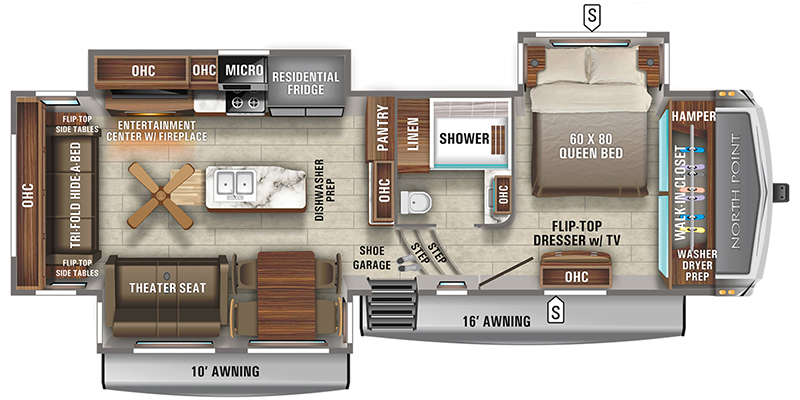 Jayco North Point floorplan