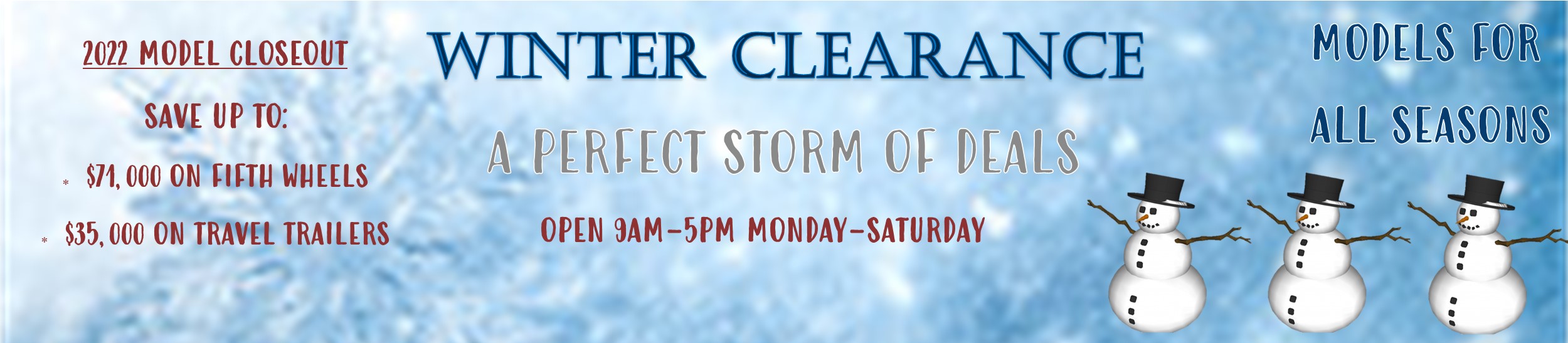 Winter Clearance