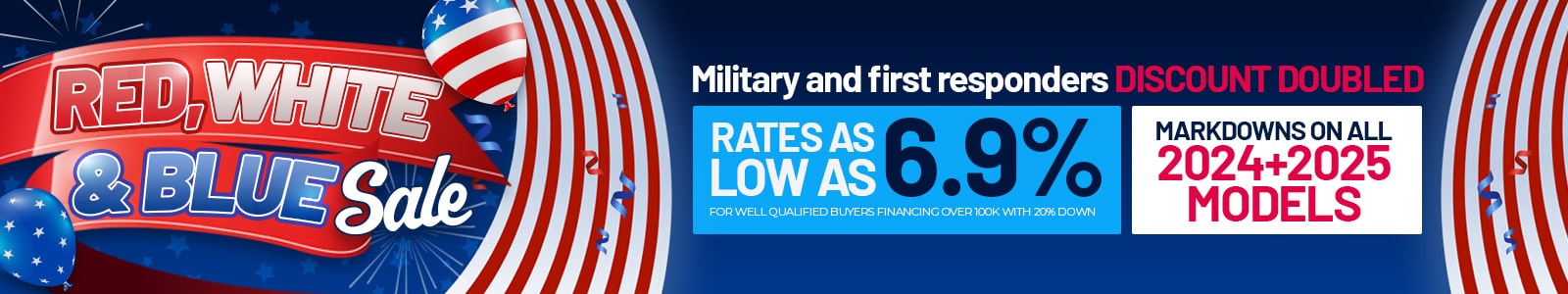 Red, White & Blue Sale