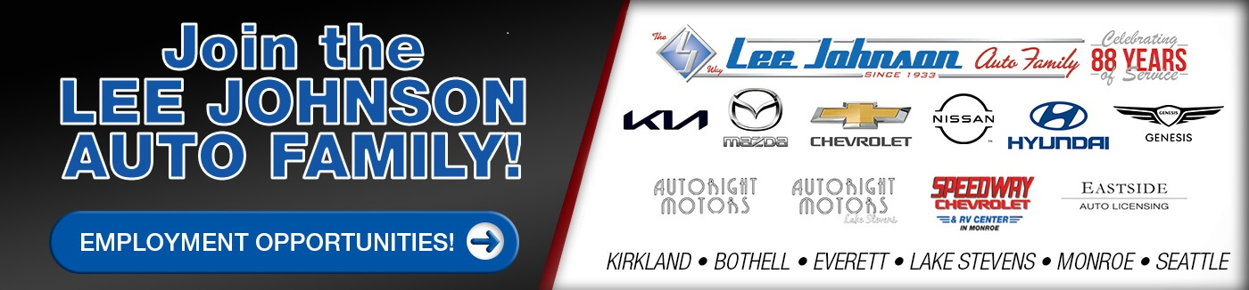 Join the Lee Johnson Auto Family!