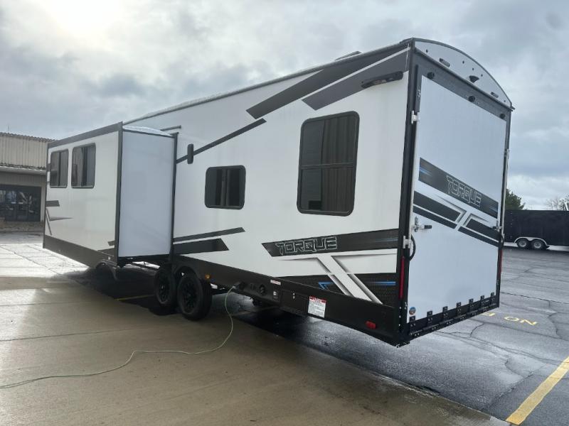 New 2025 Heartland Torque T322 Toy Hauler Travel Trailer at