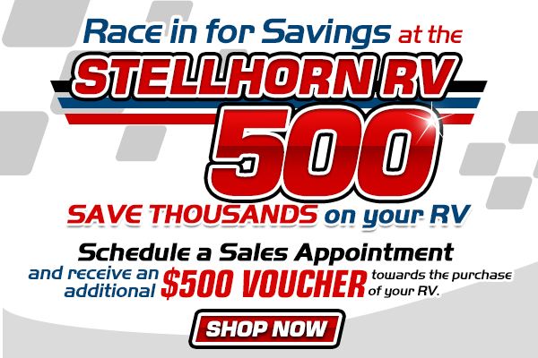 Race in for RV Savings