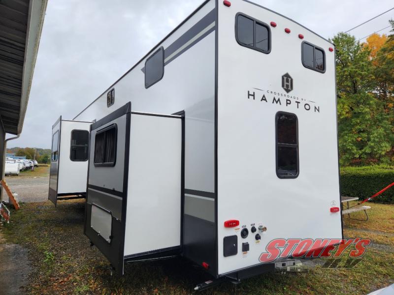 New 2024 CrossRoads Hampton 388FKL Destination Trailer at Stoney's RV