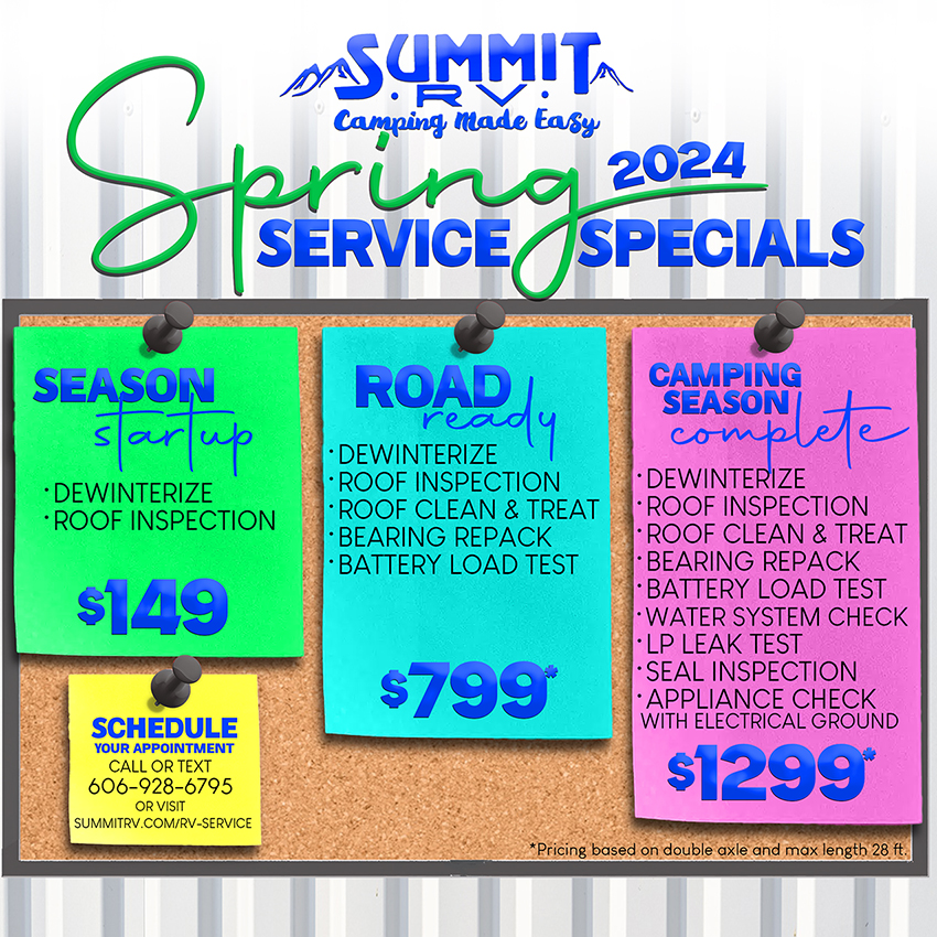 Spring Service Specials 2024