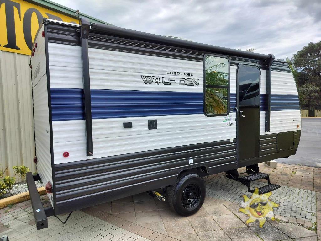 New 2024 Forest River RV Cherokee Wolf Den 16EV Travel Trailer at Sun