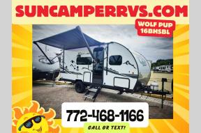 New 2023 Forest River RV Cherokee Wolf Pup Black Label 16BHSBL Photo