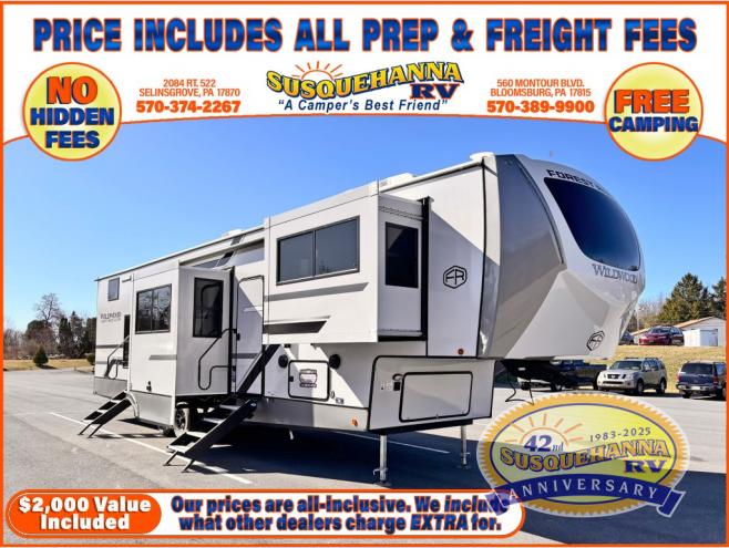 New 2025 Forest River RV Wildwood Heritage Glen 378FL Fifth Wheel