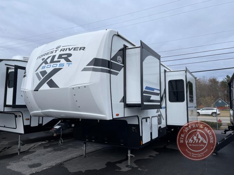 New 2026 Forest River RV XLR Boost X 363BX Toy Hauler Fifth Wheel