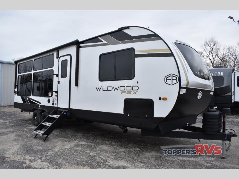 New 2025 Forest River RV Wildwood FSX 28VCX Toy Hauler Travel