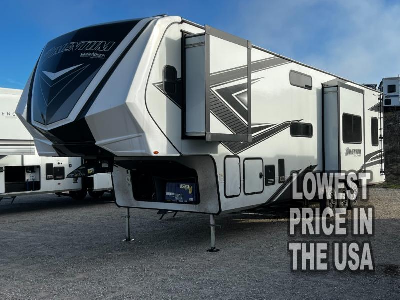 New 2024 Grand Design Momentum G-Class 355G Toy Hauler Fifth Wheel at ...