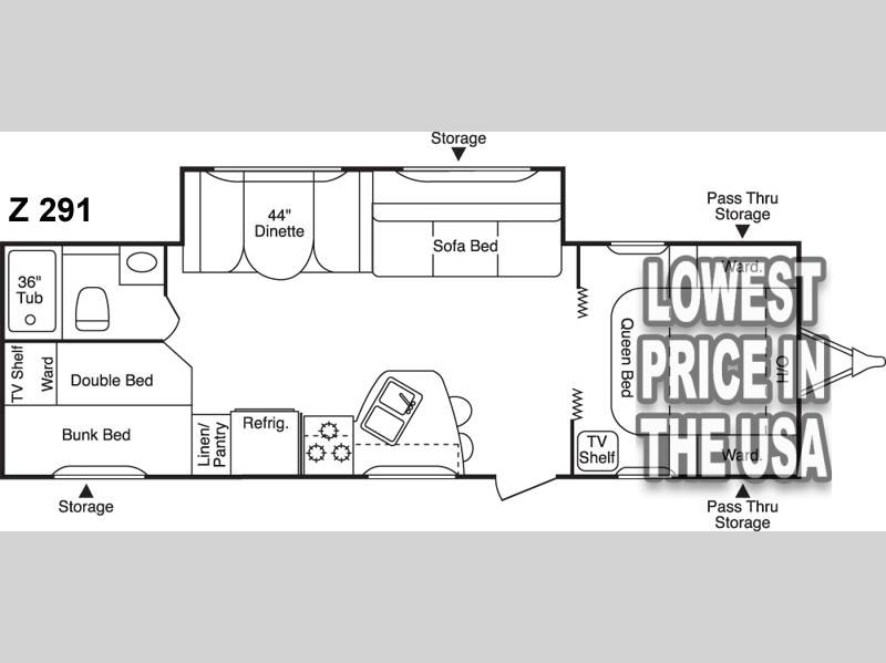 2006 keystone 2025 zeppelin 278rl floorplan