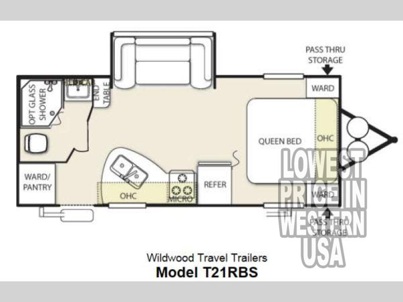 New 2015 Forest River RV Wildwood 21RBS Travel Trailer at Trailer