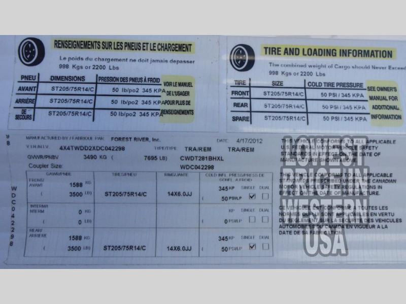 カイワレハンマーチケット Used 2013 Forest River RV Wildwood X-Lite 281BH Travel Trailer at