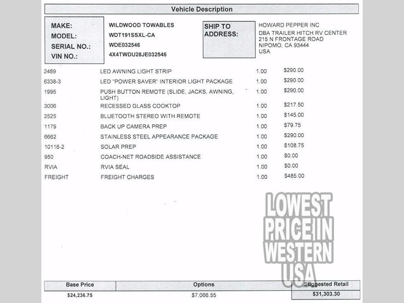 ミネルヴァページ Used 2021 Forest River RV Wildwood FSX 178BHSK Travel Trailer at