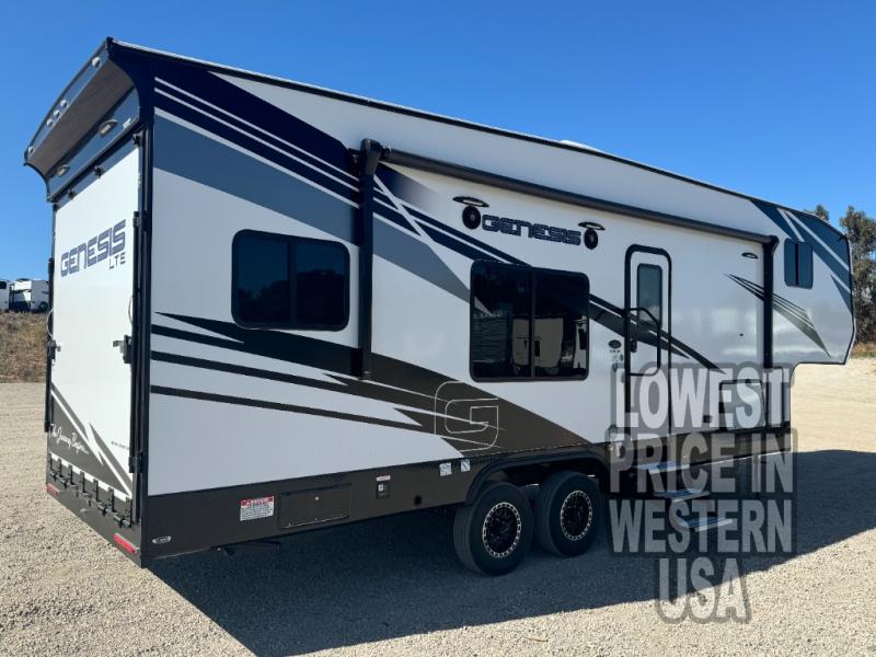 New 2025 Genesis Supreme G295LTE Toy Hauler Fifth Wheel at Trailer