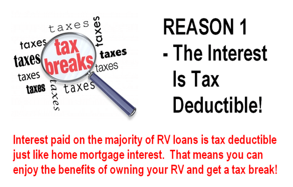 Reason 1 - The interest is tax deductible!