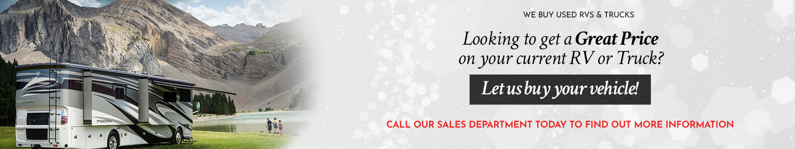 We Buy Used RVs