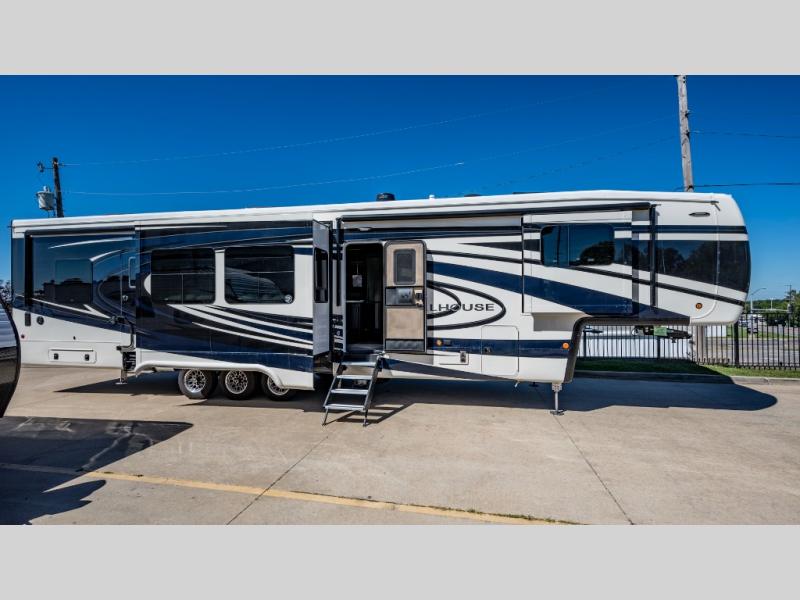 New 2024 DRV Luxury Suites FullHouse LX455 Toy Hauler Fifth Wheel