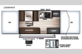 Used 2022 Forest River RV ROCKWOOD ESP 2280BHESP Photo