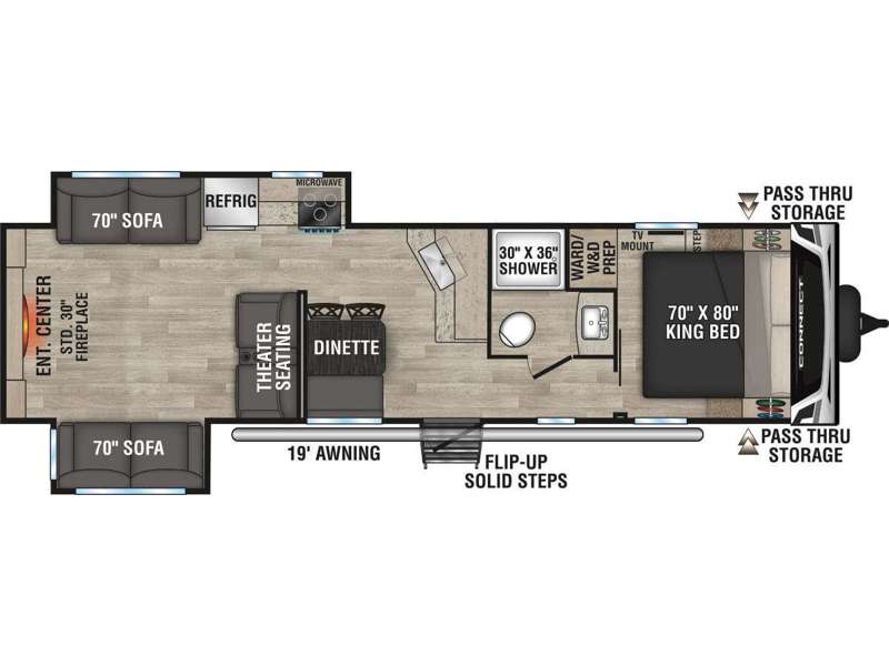 New 2023 KZ Connect 312RE Travel Trailer at Triple H RVs Haleyville