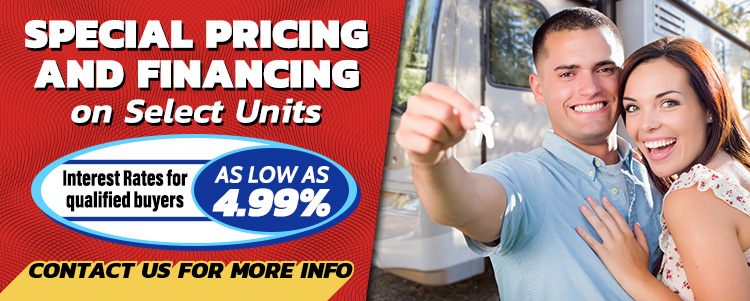 Special Pricing and Financing Banner