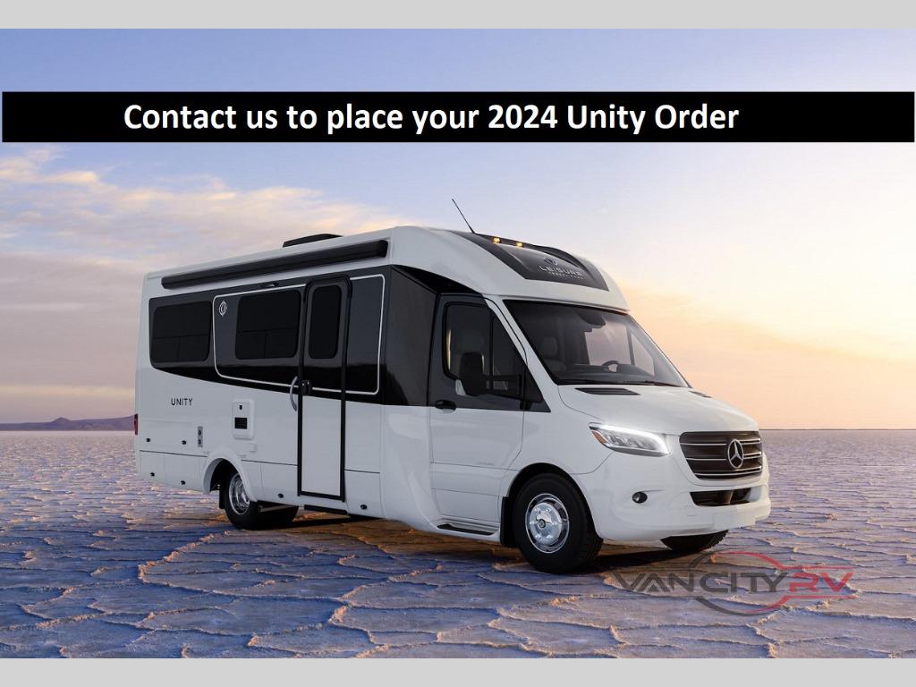 New 2024 Leisure Travel Unity U24FX Motor Home Class B+ Diesel at Van