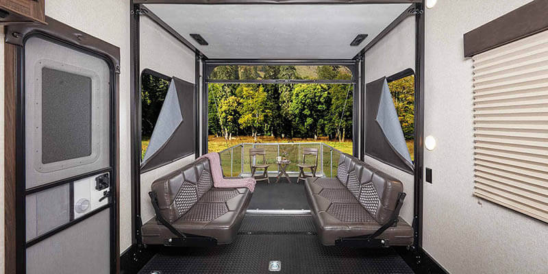Inside Jayco Embark Motorhome