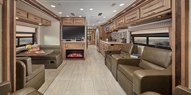 Inside Jayco Embark Motorhome