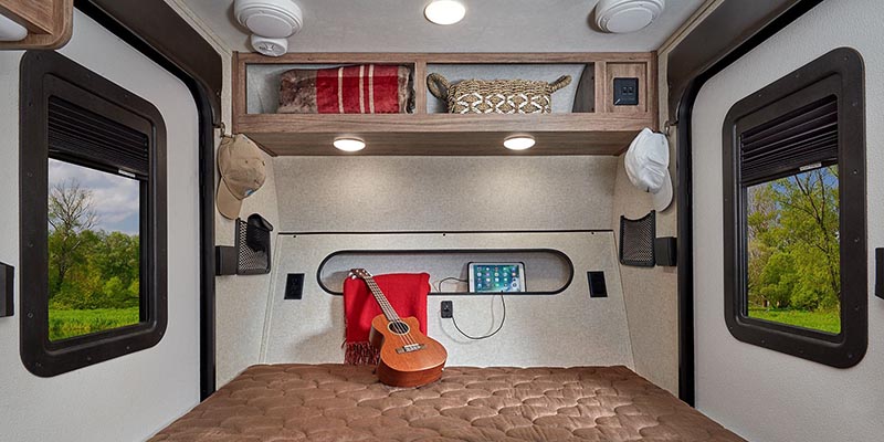 Inside Jayco Hummingbird Travel Trailer