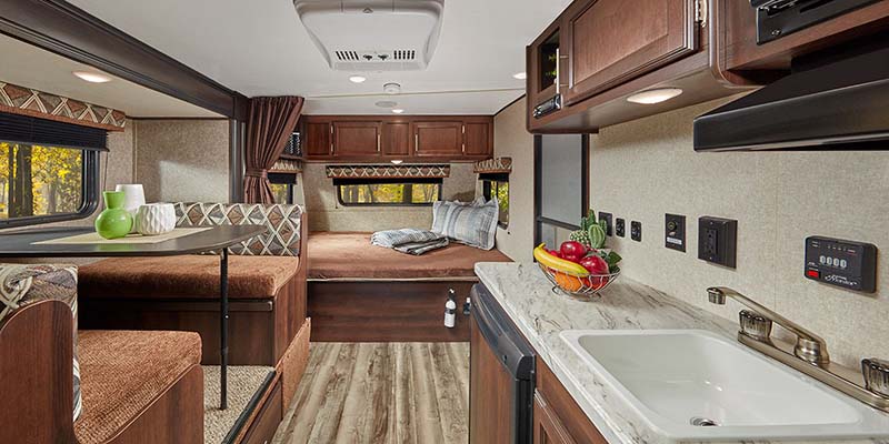 Inside Jayco Jay Flight SLX 7 Travel Trailer