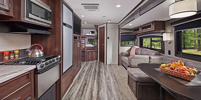 Inside Jayco Jay Flight Travel Trailer