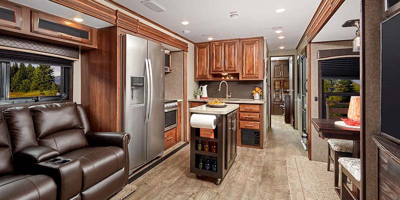 Inside Jayco Eagle Travel Trailer