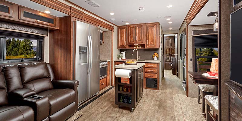 Inside Jayco Eagle Travel Trailer