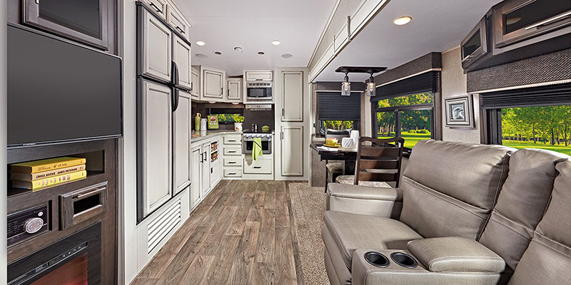 Inside Jayco Eagle HT Fifth Wheel