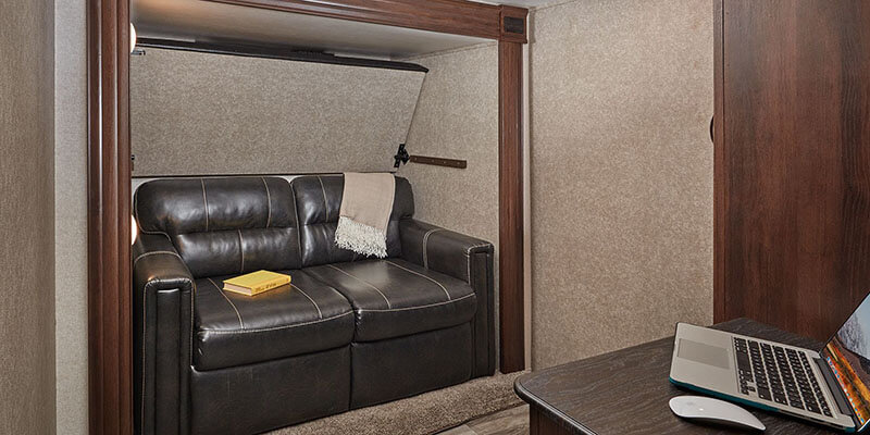 Jayco Talon Toy Hauler Fifth Wheel Sofa